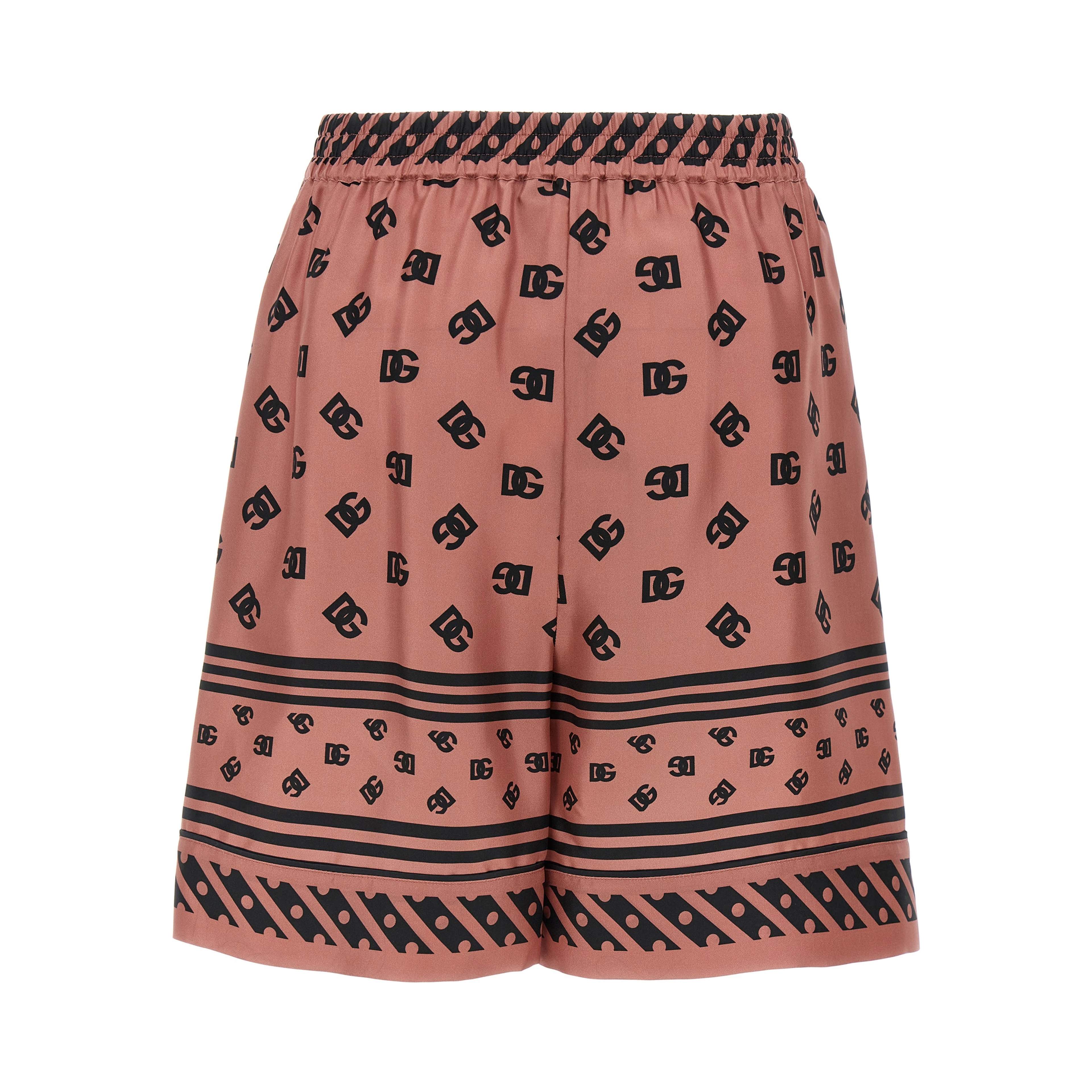 Multicolor Silk Bermuda Shorts