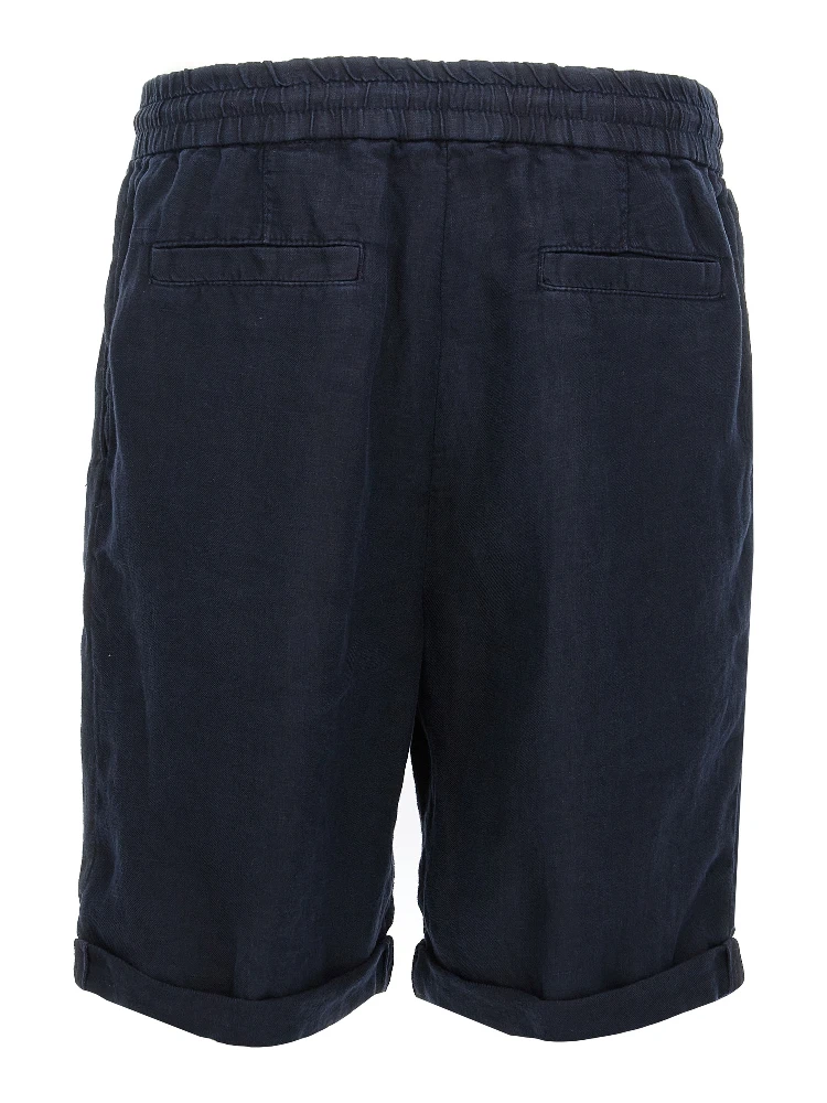 Blue Linen Bermuda Shorts alternative