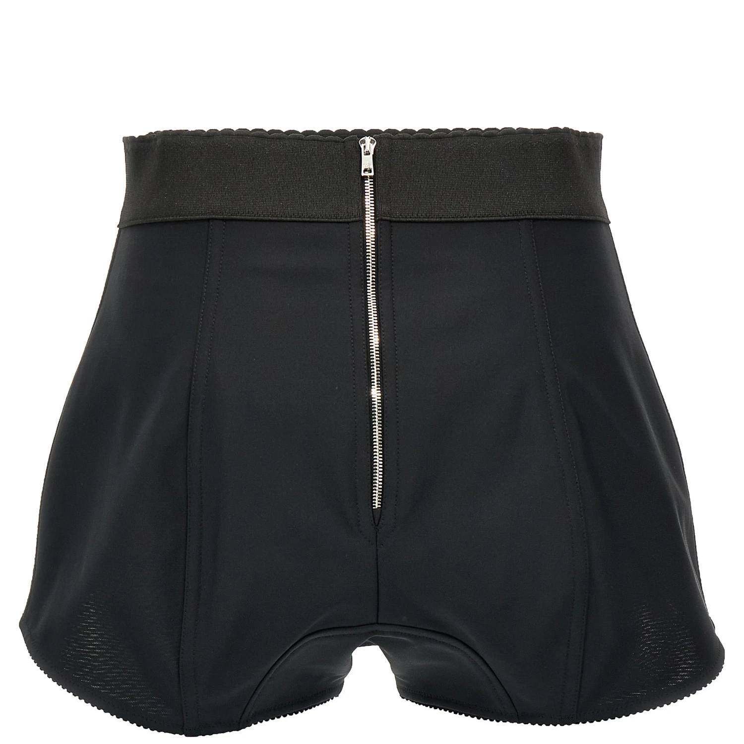 Black Polyamide Bermuda Shorts