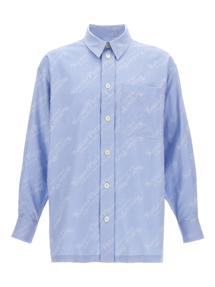 Blue Cotton Blouse