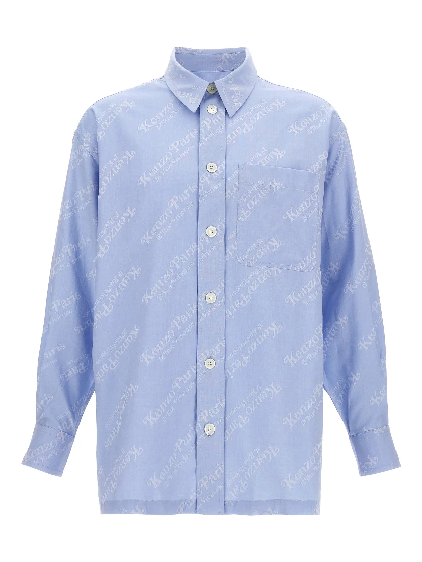 Blue Cotton Blouse