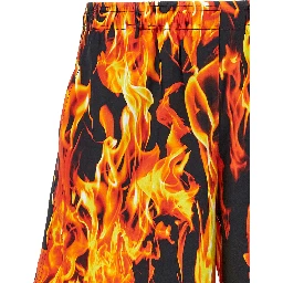 Multicolor Cotton Bermuda Shorts