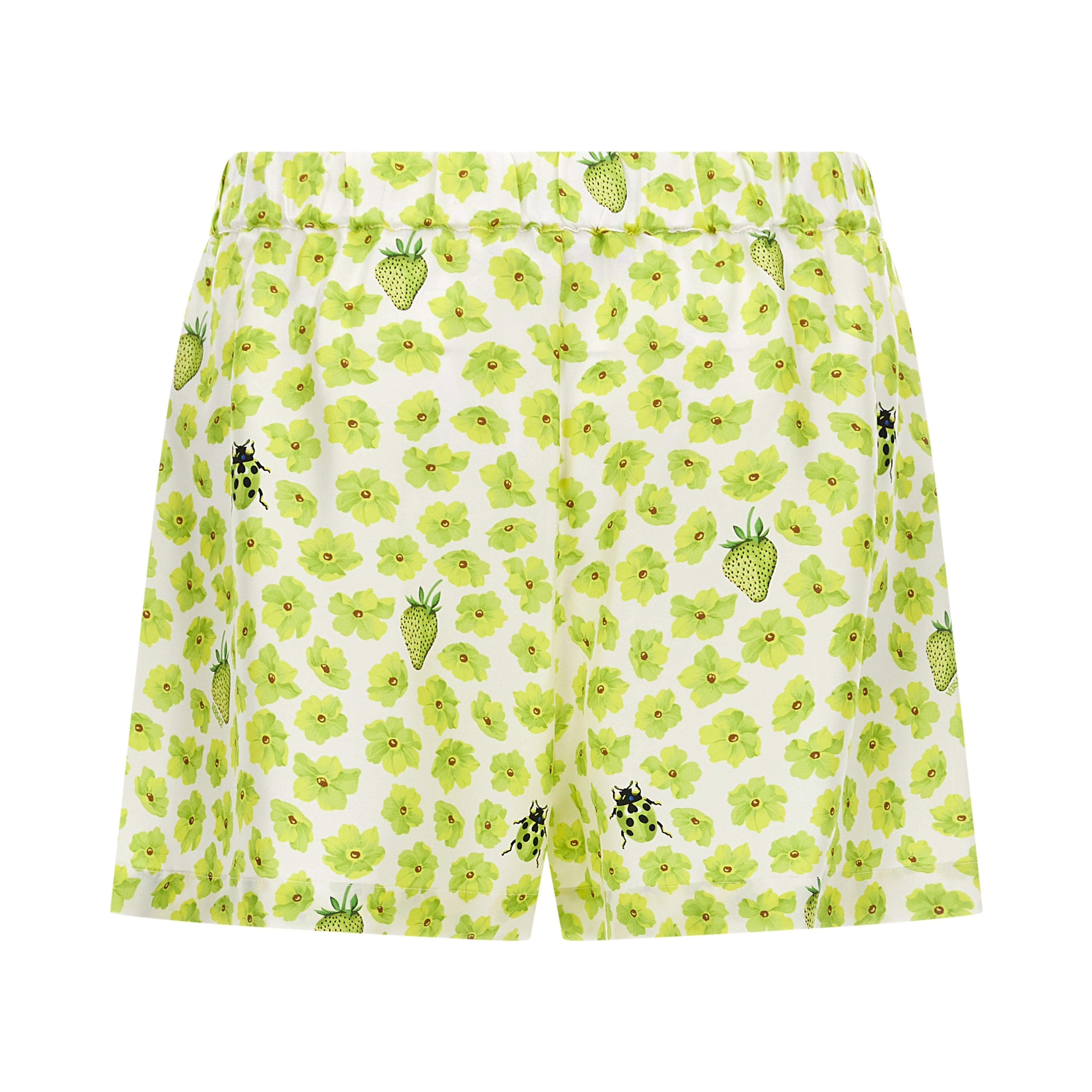 Multicolor Silk Bermuda Shorts