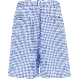 Blue Polyamide Bermuda Shorts