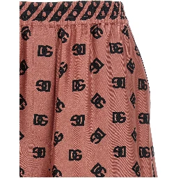 Multicolor Silk Bermuda Shorts