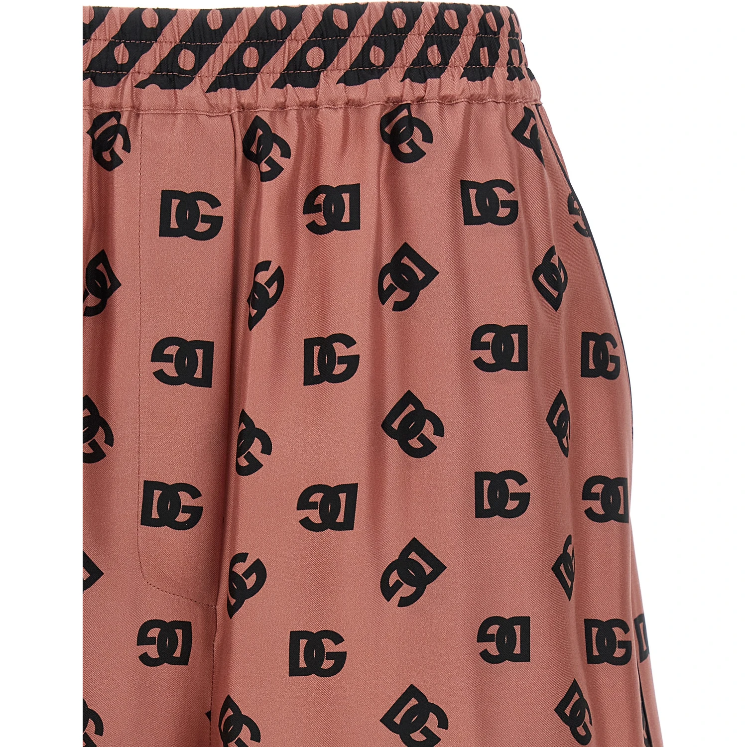 Multicolor Silk Bermuda Shorts