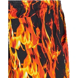 Multicolor Cotton Bermuda Shorts