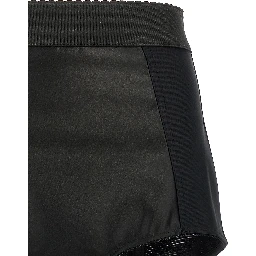 Black Polyamide Bermuda Shorts