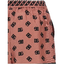 Multicolor Silk Bermuda Shorts