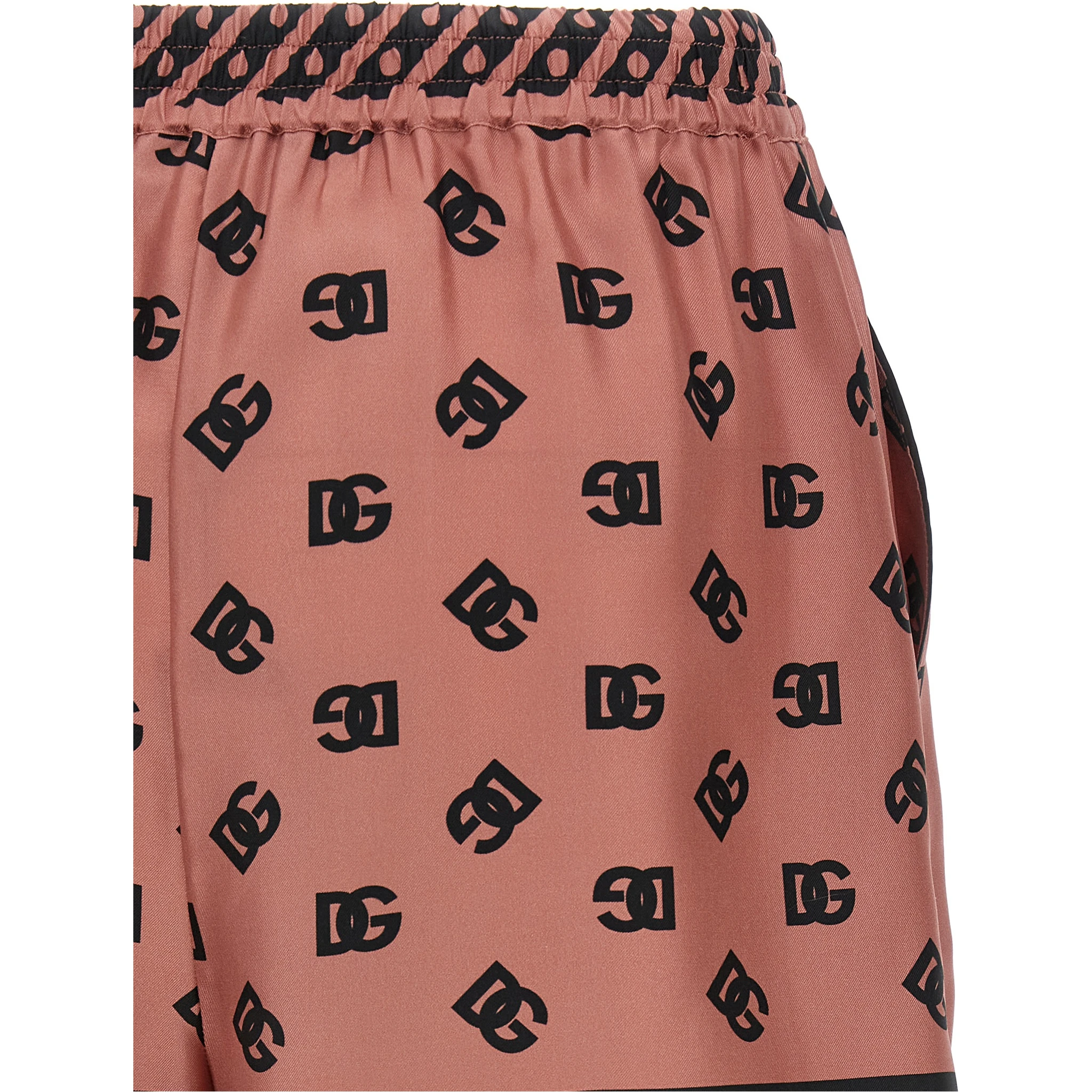 Multicolor Silk Bermuda Shorts