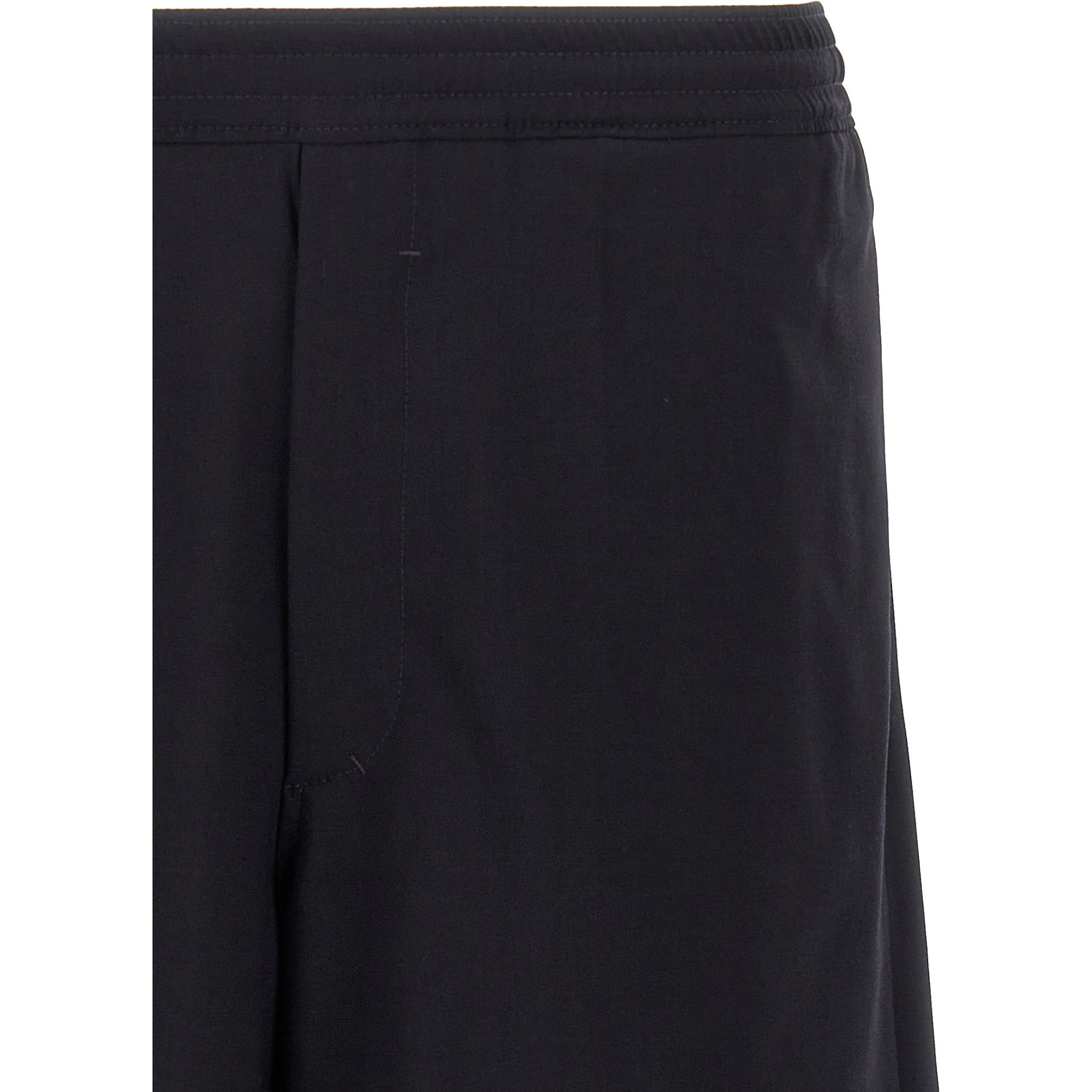 Blue Elastane Bermuda Shorts