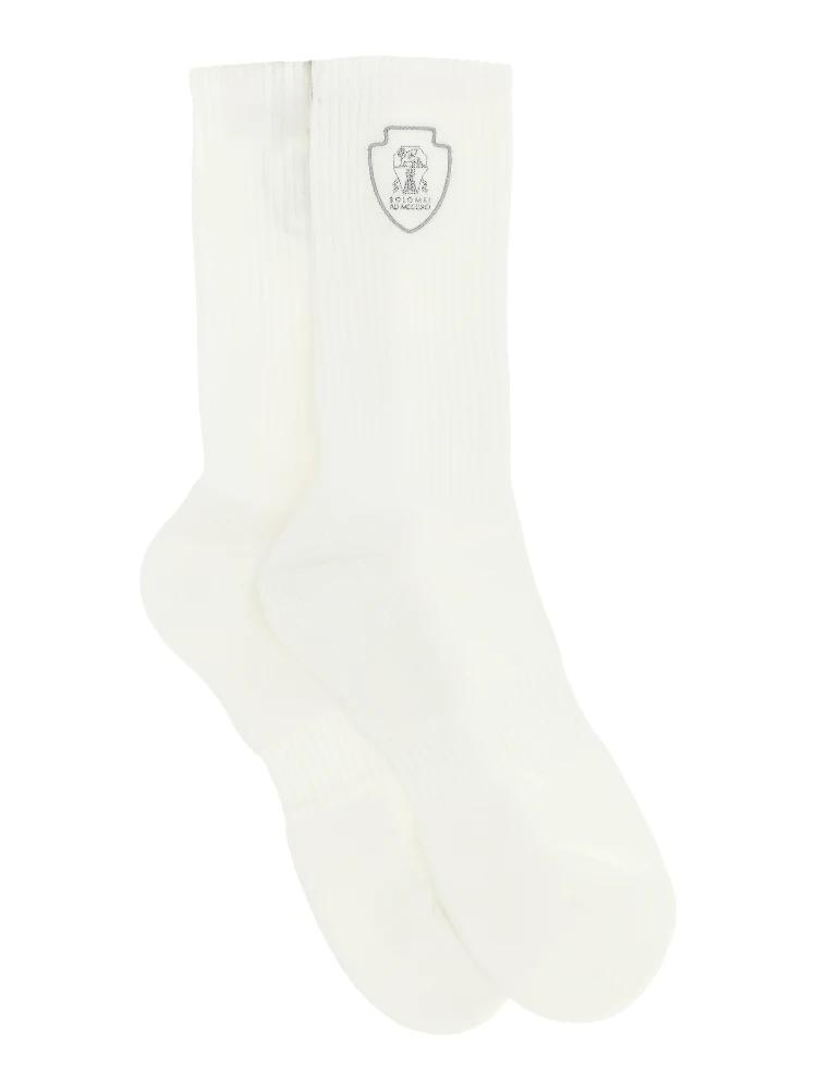 White Cotton Socks