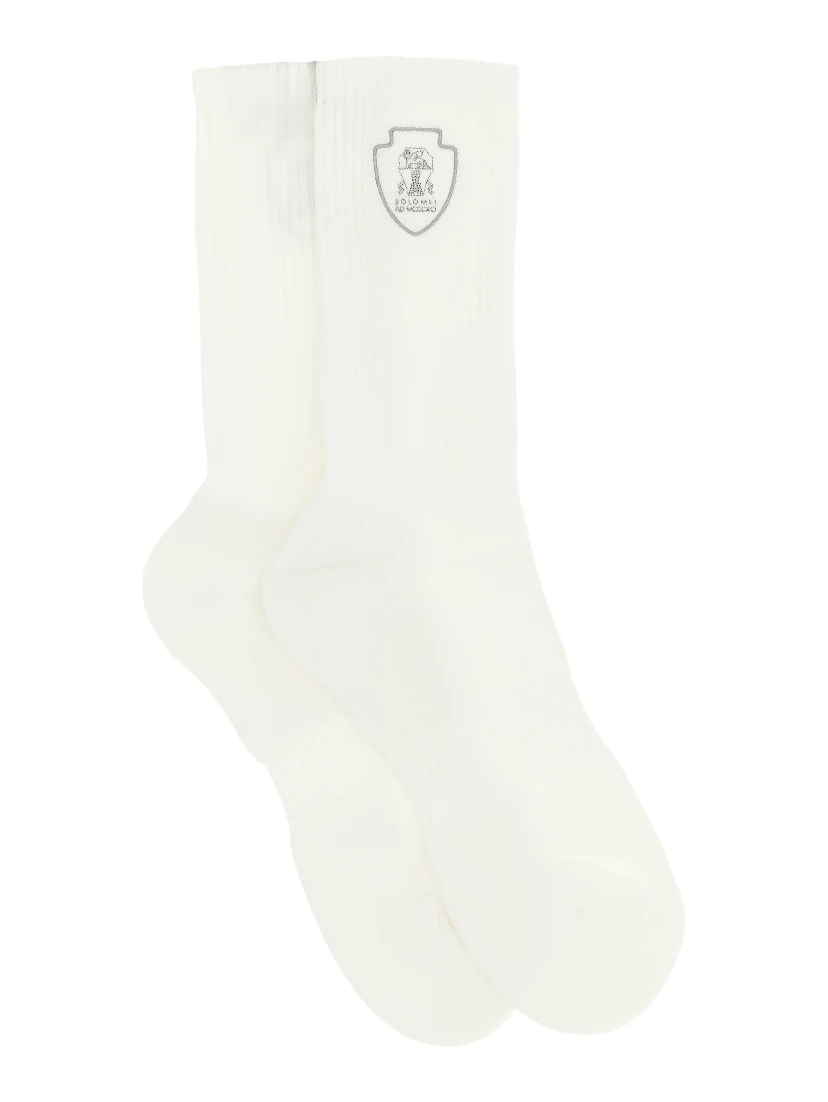 White Cotton Socks