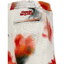Multicolor Cotton Bermuda Shorts