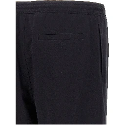 Blue Elastane Bermuda Shorts