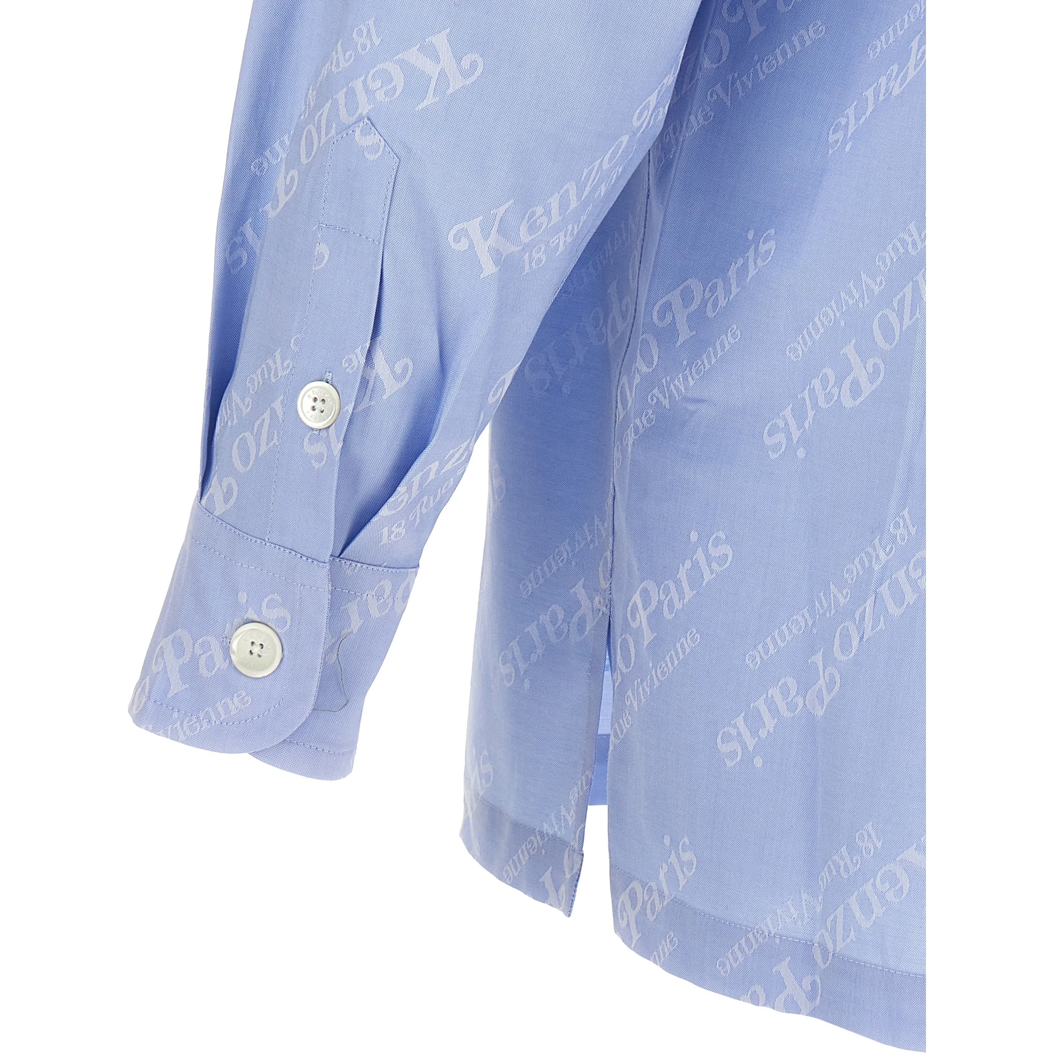 Blue Cotton Blouse
