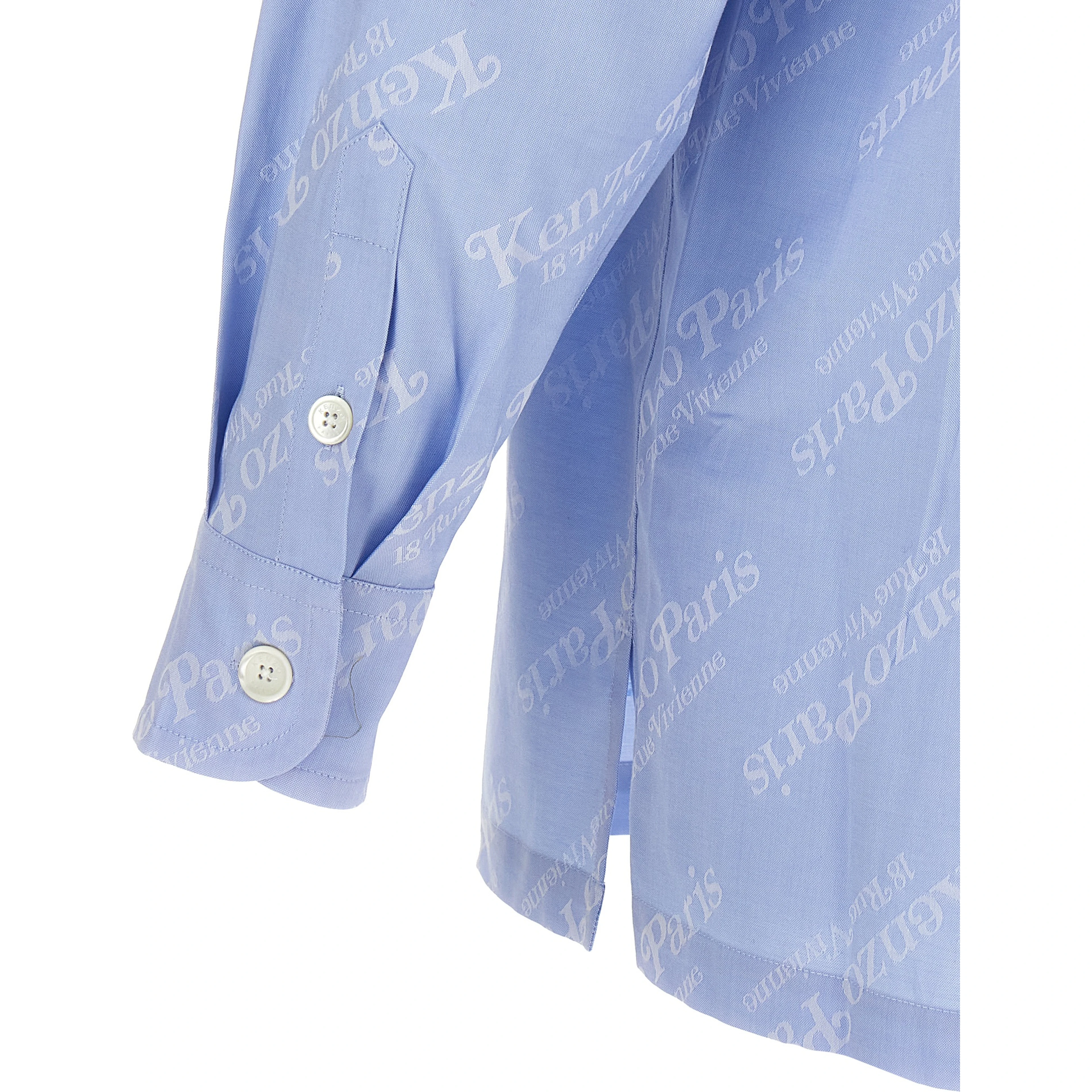 Blue Cotton Blouse