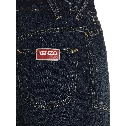 Blue Cotton Bermuda Shorts
