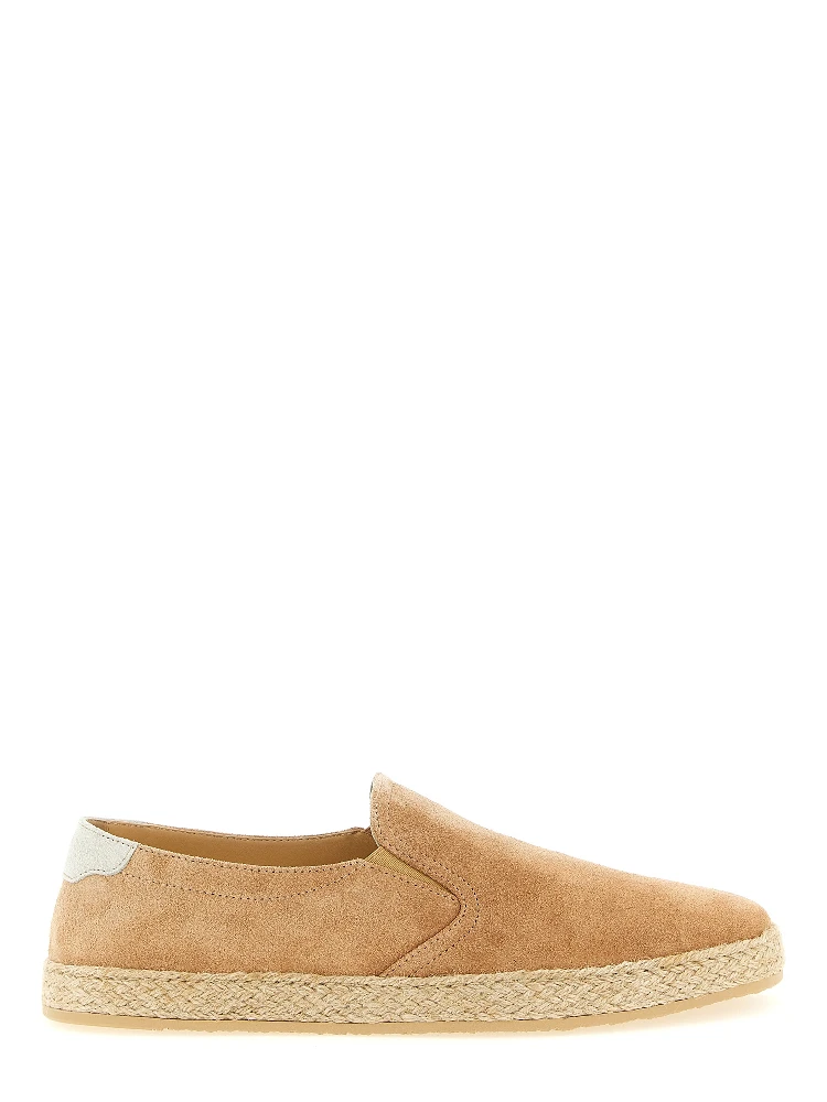 Beige Calfskin Espadrilles