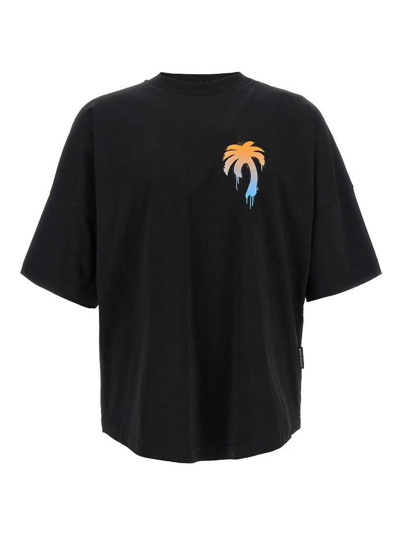 Black Cotton T-Shirt