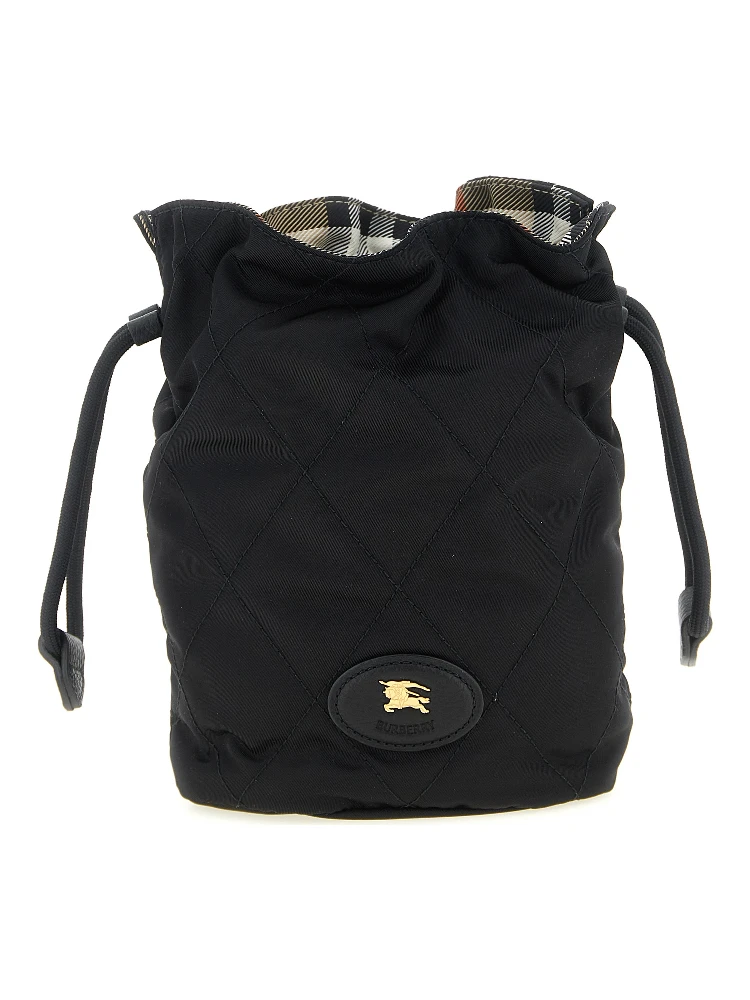Black Polyamide Clutch Bag
