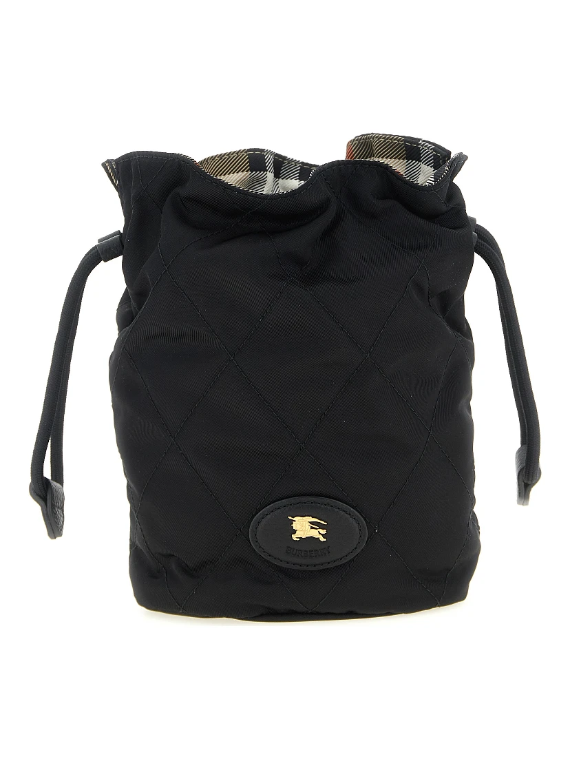 Black Polyamide Clutch Bag