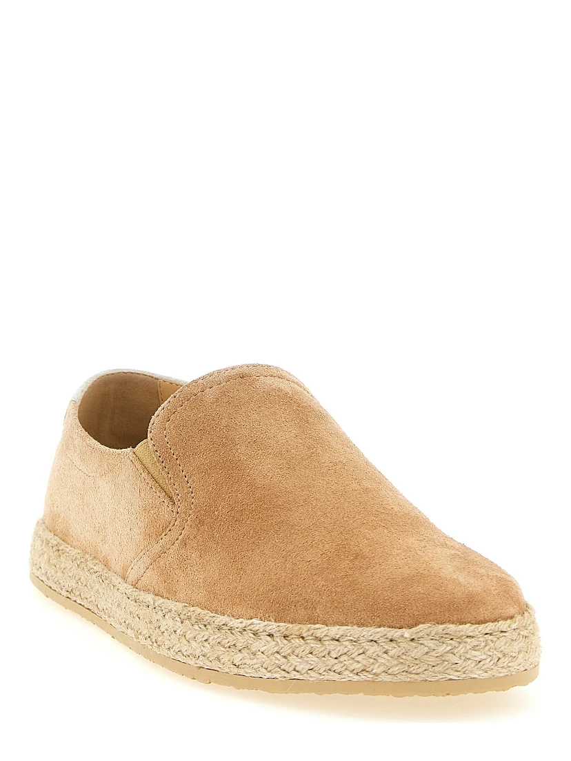 Beige Calfskin Espadrilles