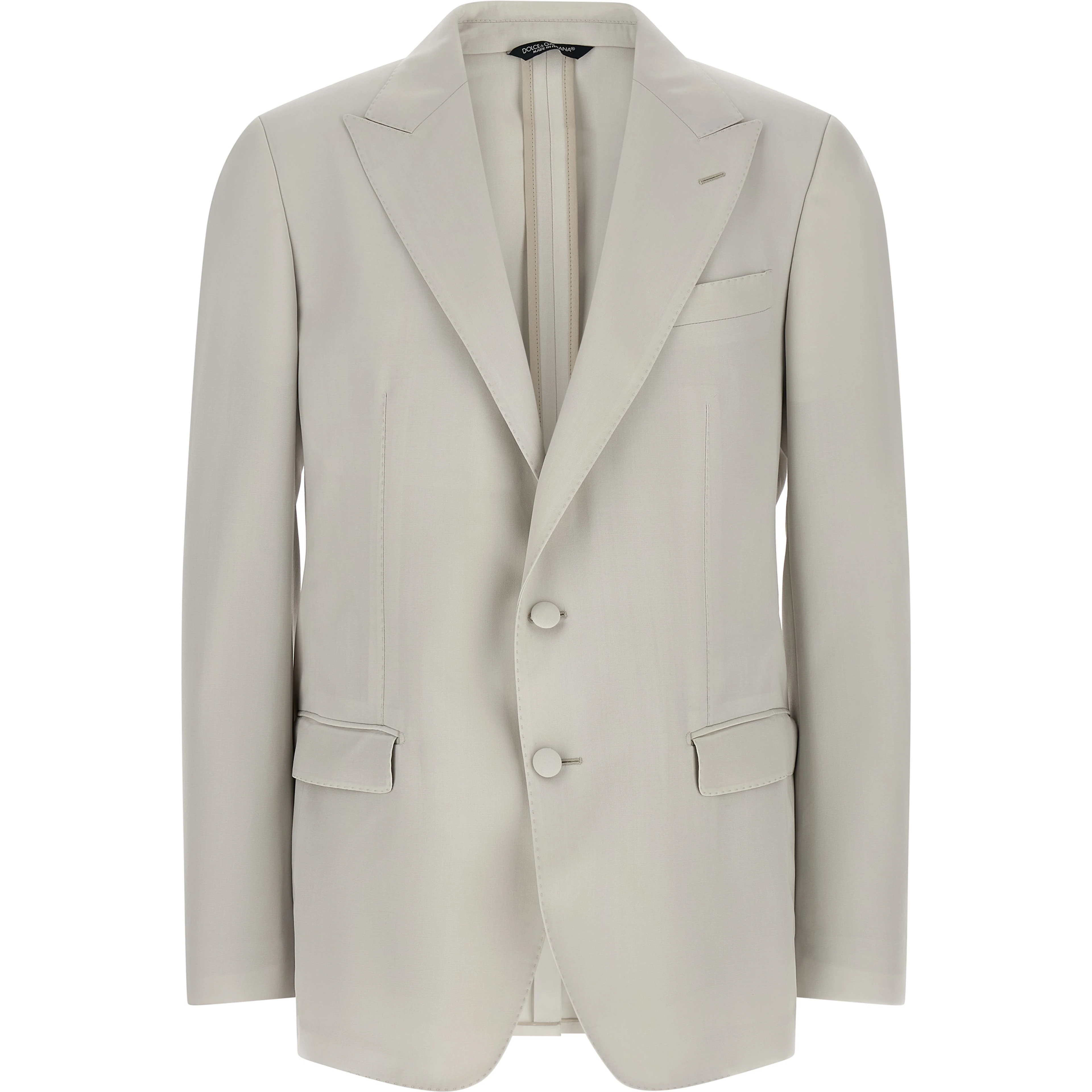 Gray Virgin Wool Blazer
