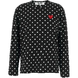 Black Cotton Long Sleeve T-Shirt
