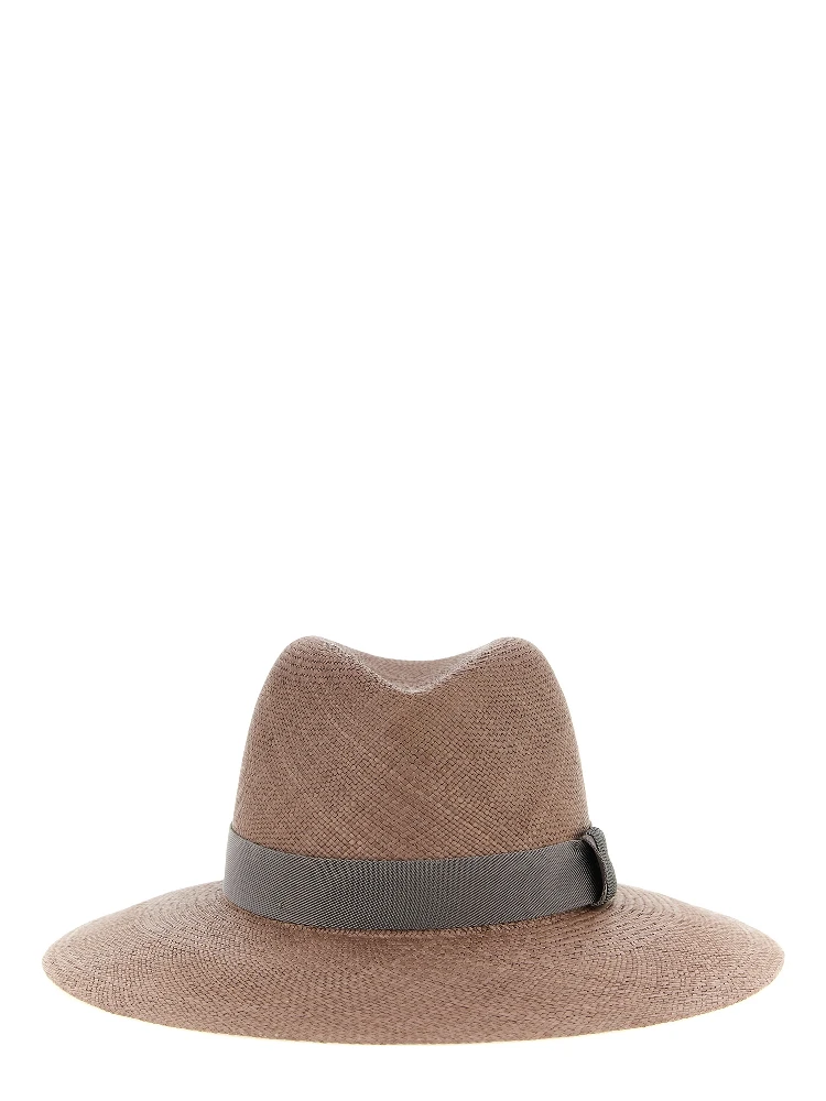 Brown Hemp Fedora