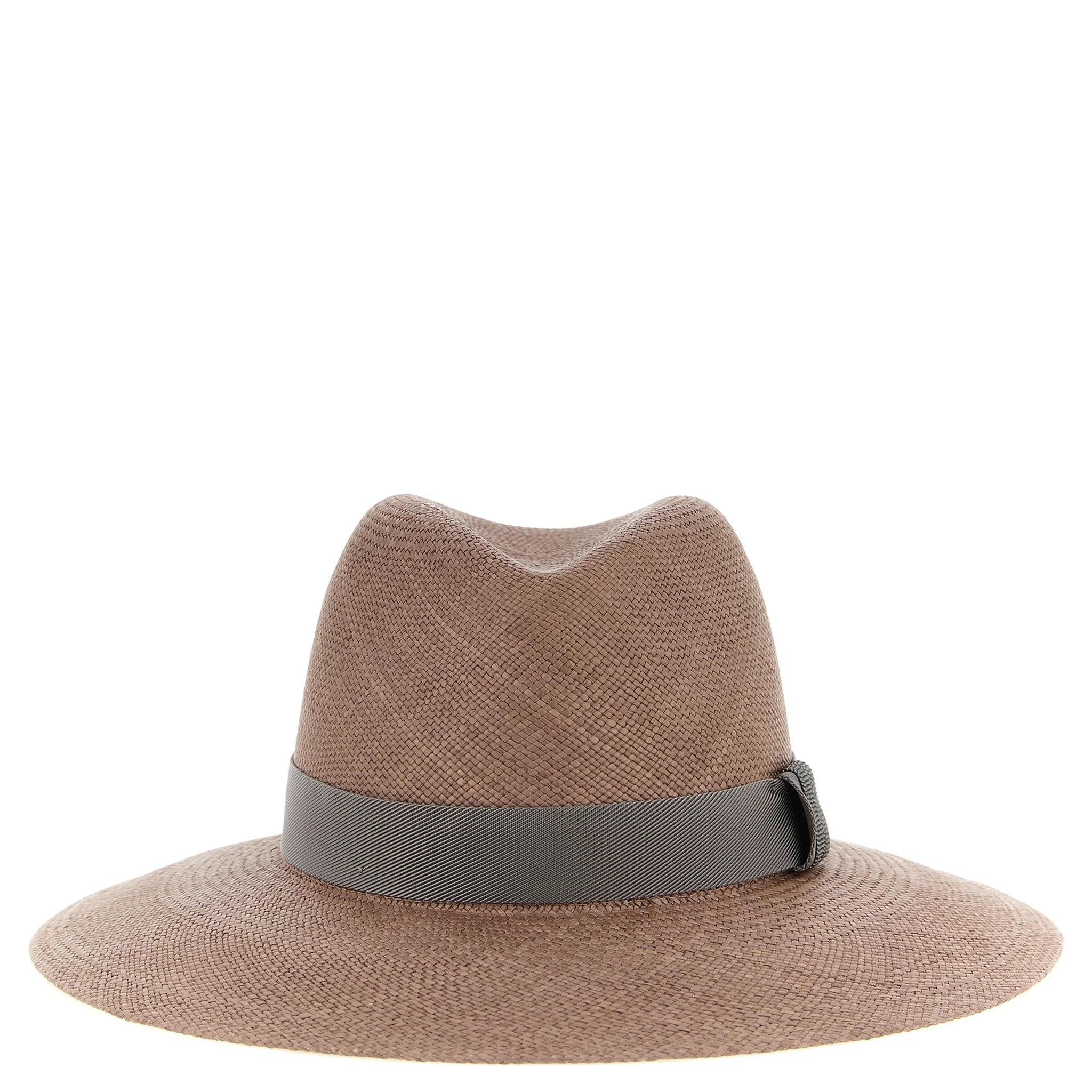 Brown Hemp Fedora