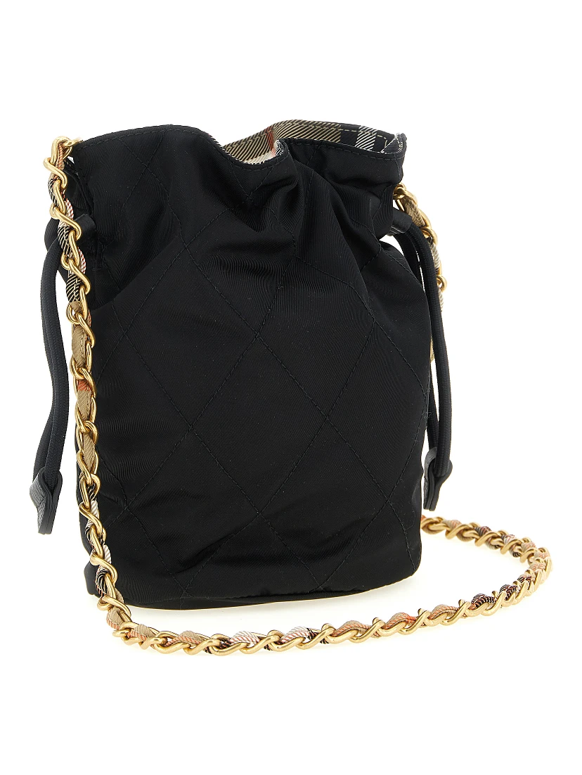 Black Polyamide Clutch Bag