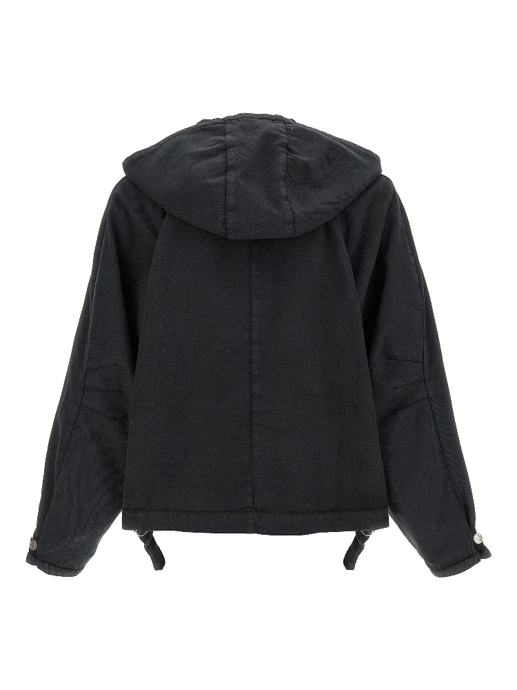 Black Cotton Shell Jacket alternative