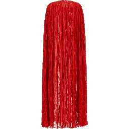Multicolor Silk Long Dress