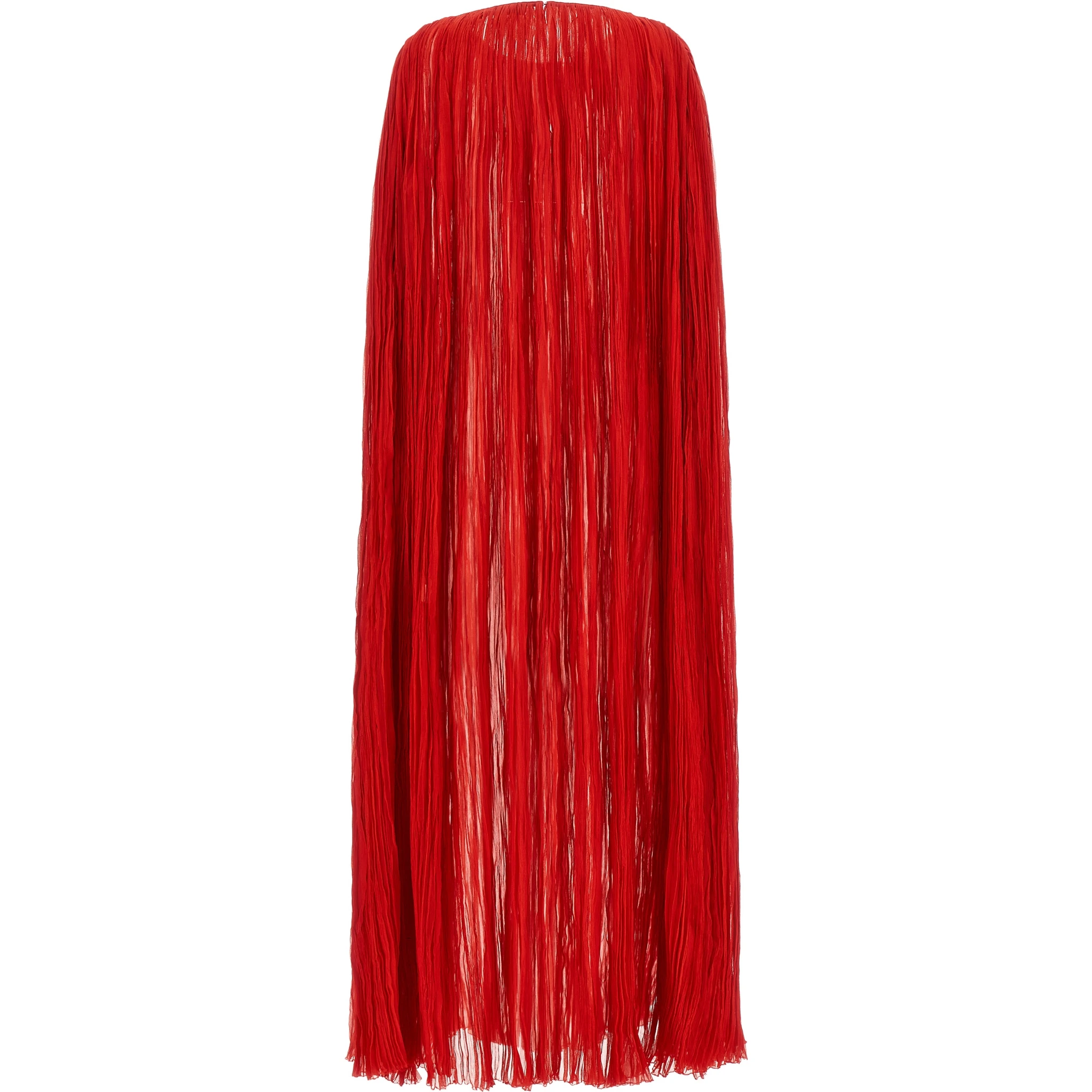 Multicolor Silk Long Dress