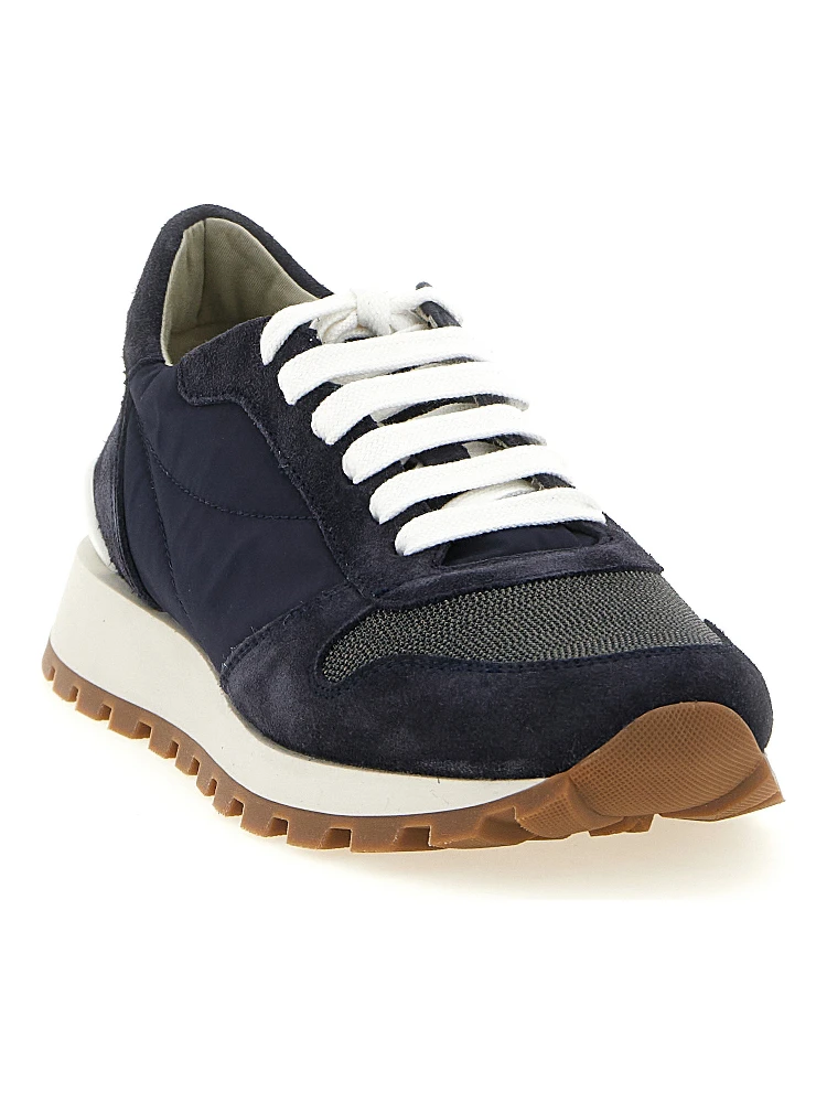 Blue Polyester Athletic Sneakers alternative