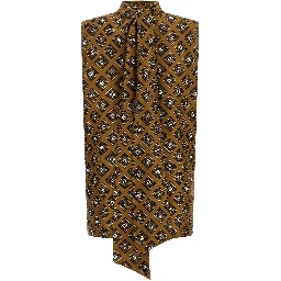 Brown Silk Blouse