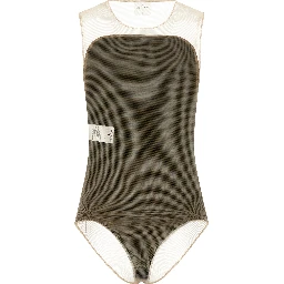 Black Polyester Bodysuit