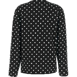 Black Cotton Long Sleeve T-Shirt