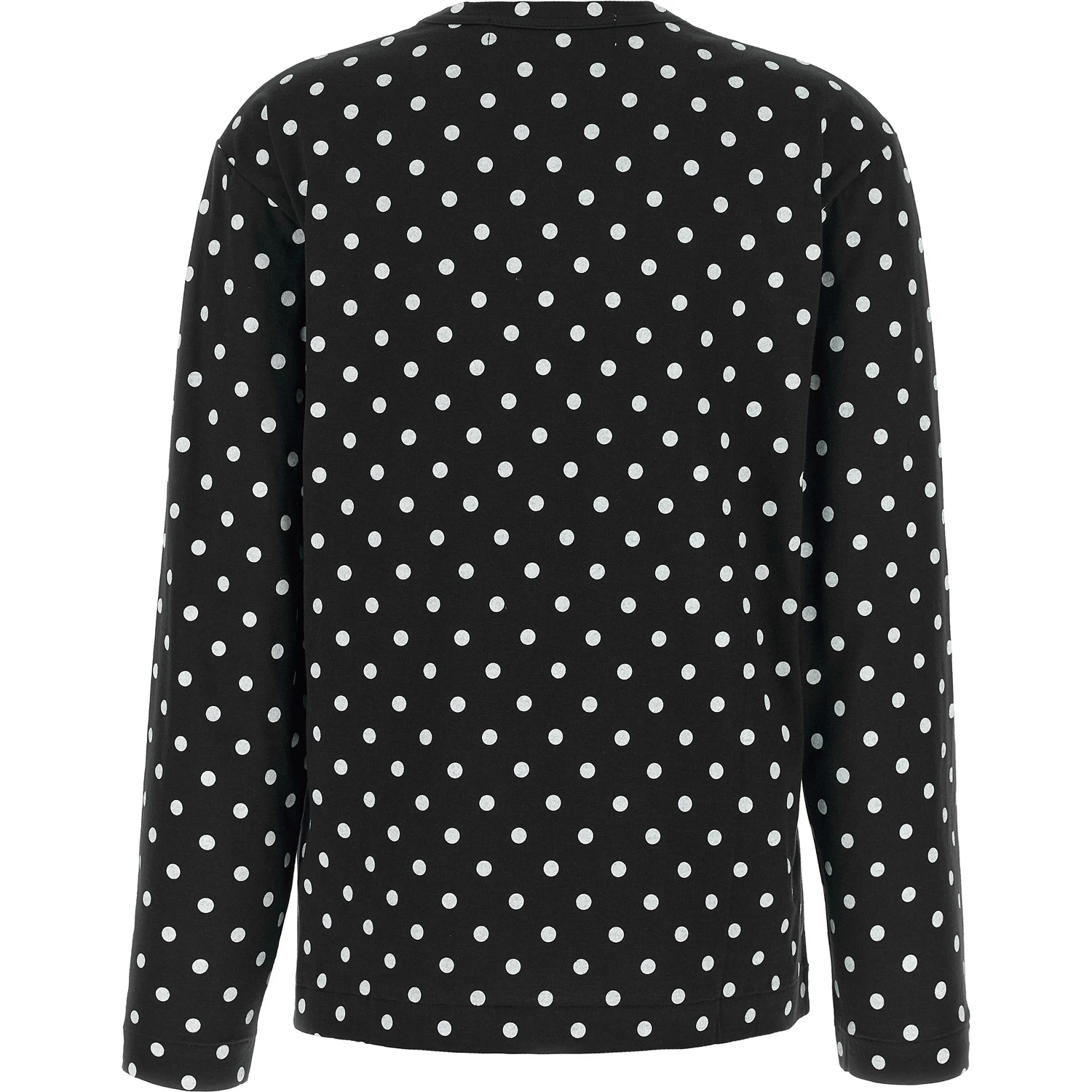 Black Cotton Long Sleeve T-Shirt