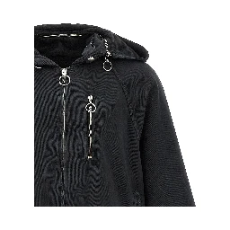 Black Cotton Shell Jacket