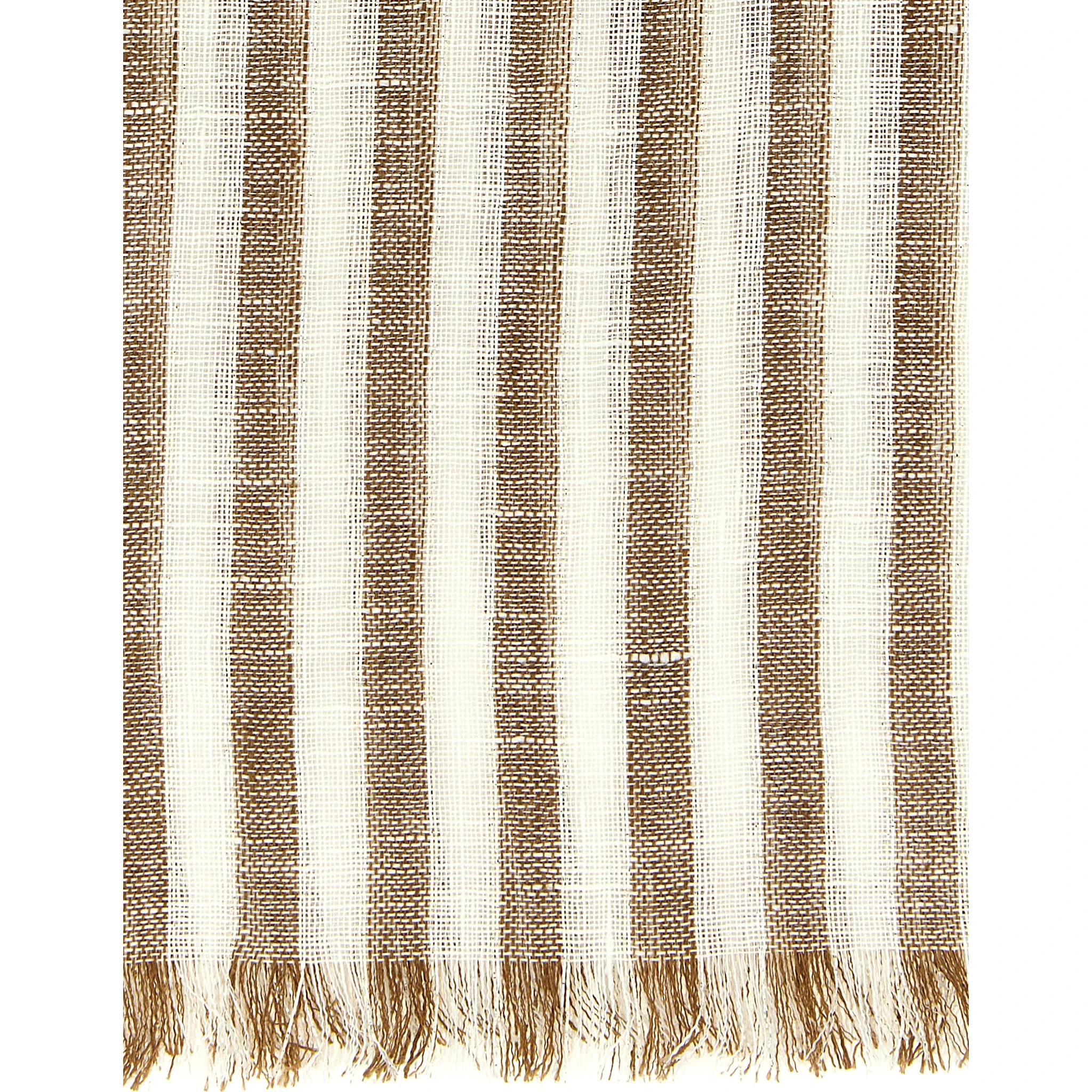Brown Linen Scarf