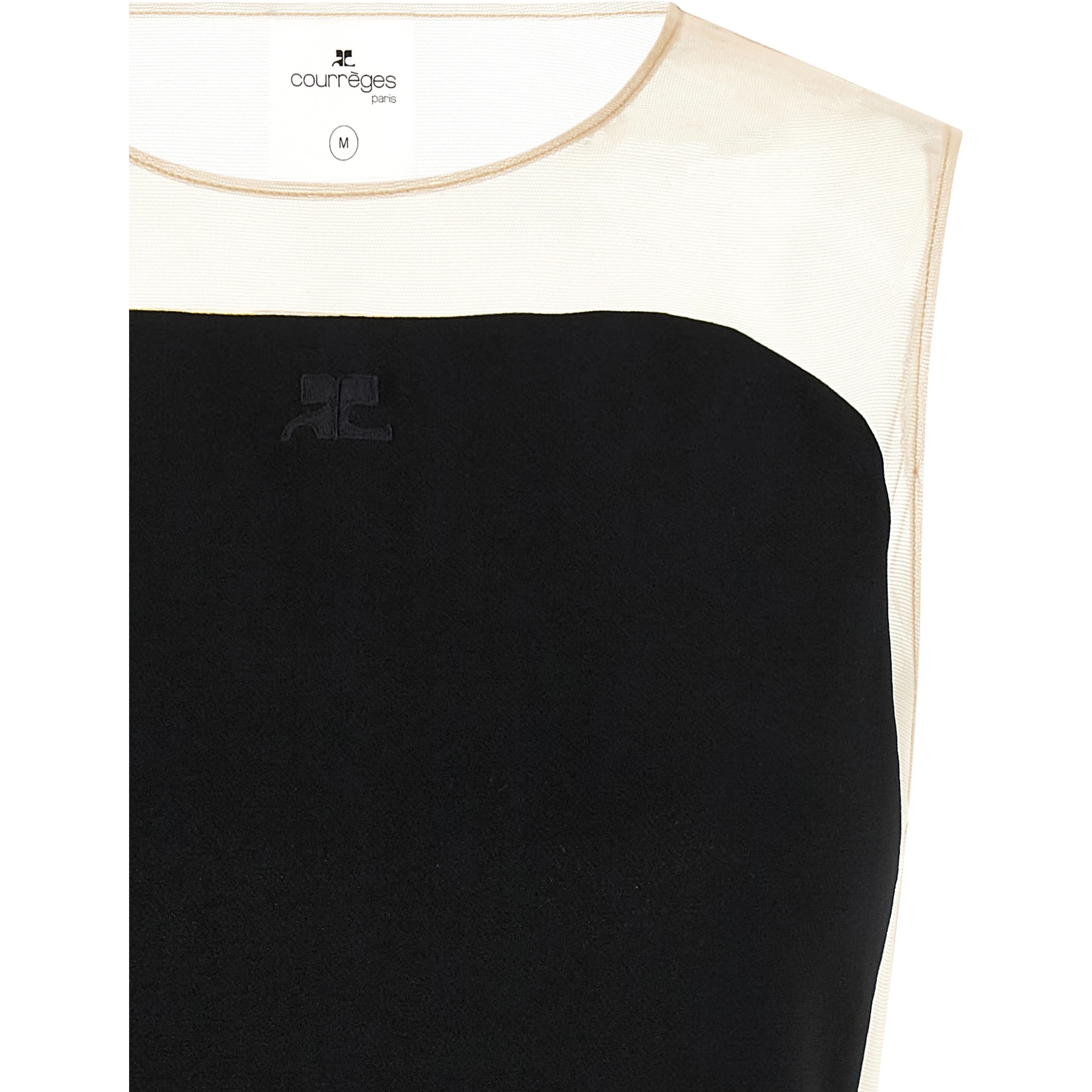 Black Polyester Bodysuit