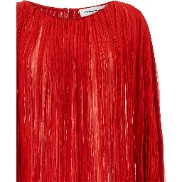 Multicolor Silk Long Dress