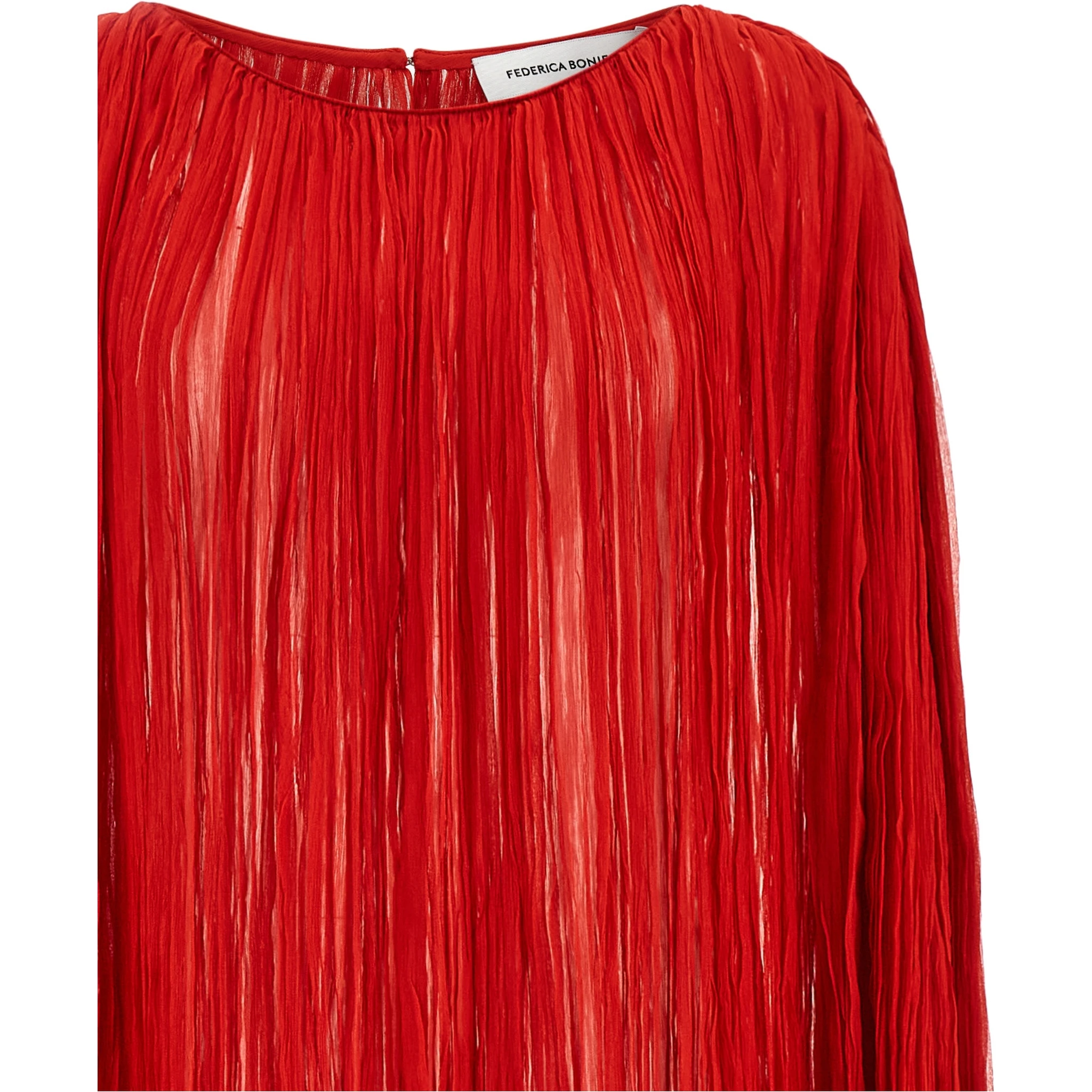 Multicolor Silk Long Dress