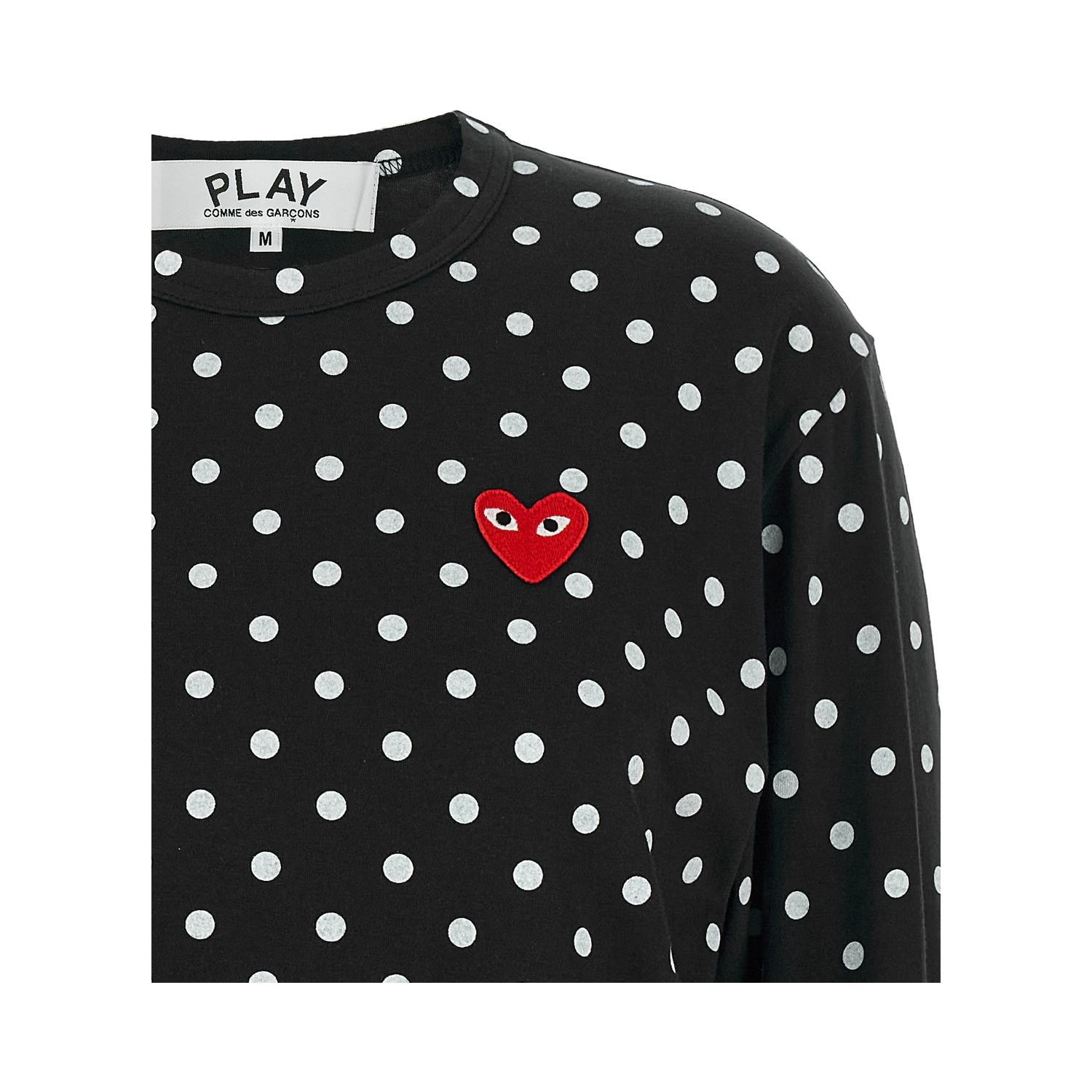 Black Cotton Long Sleeve T-Shirt