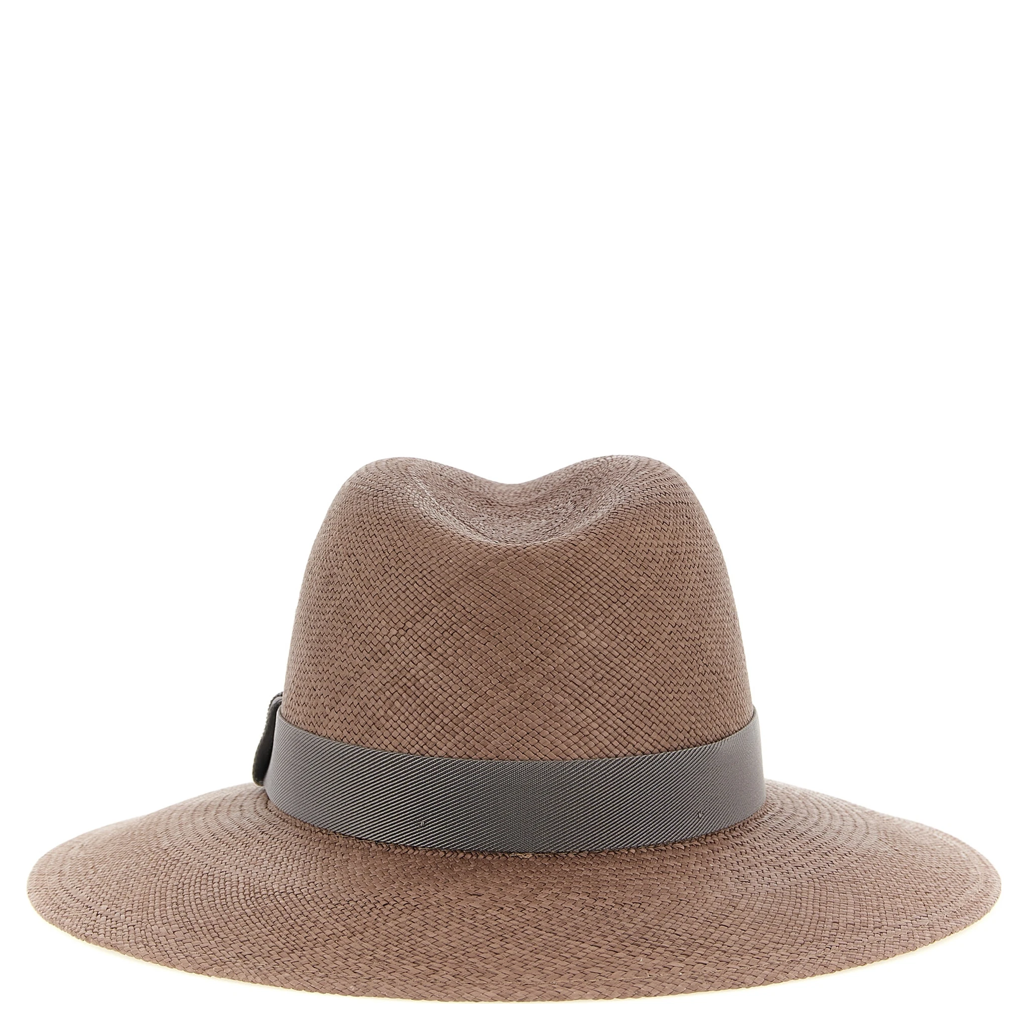 Brown Hemp Fedora