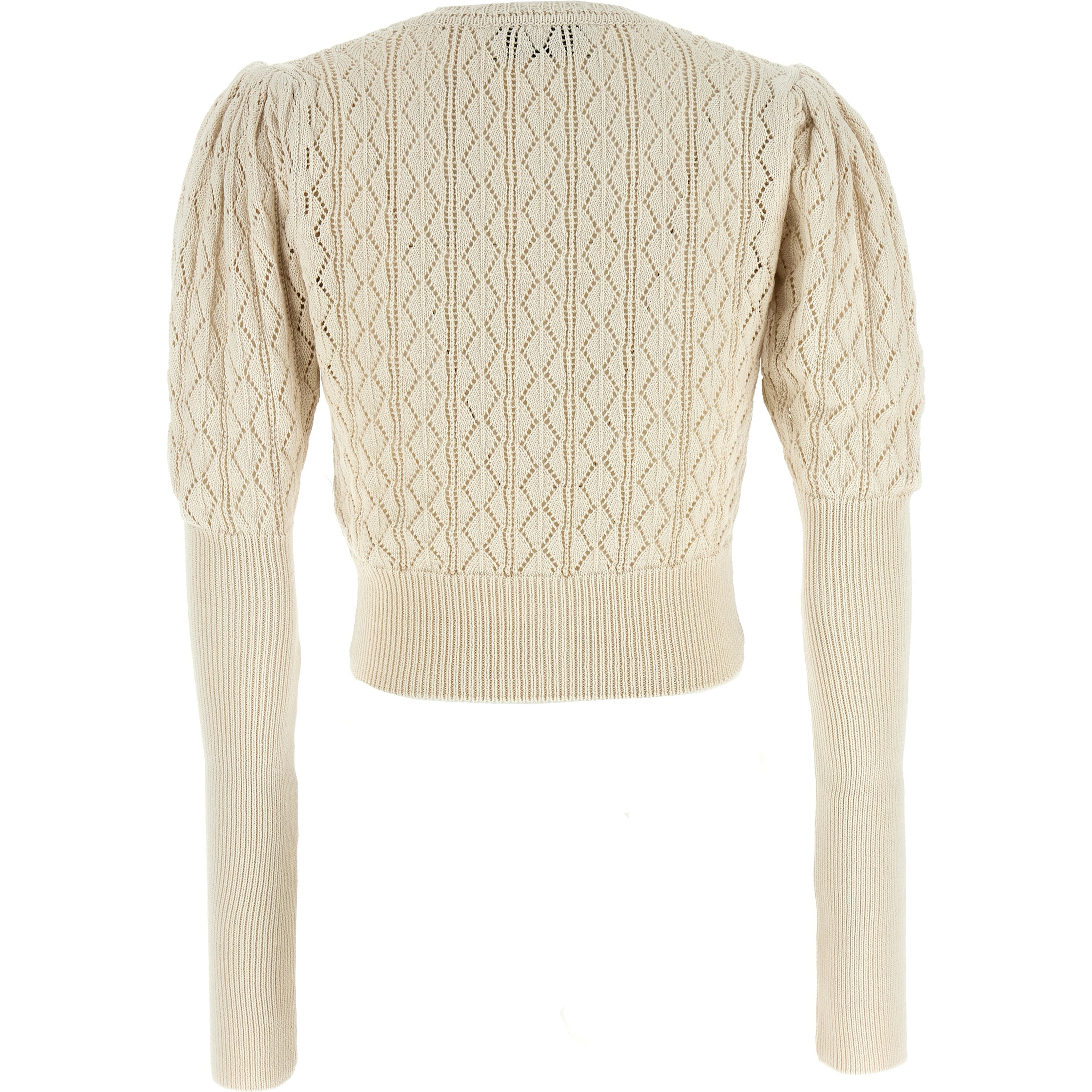 Beige Cotton Cardigan