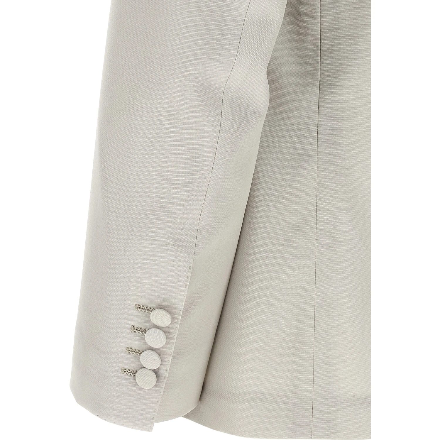 Gray Virgin Wool Blazer
