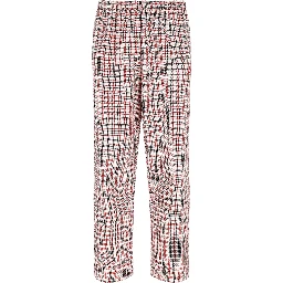 Multicolor Polyester Casual Pants